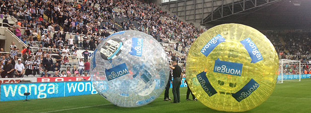 inflatable zorb slide