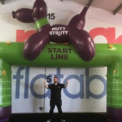 Giant Inflatable Mutt Strut Start Line