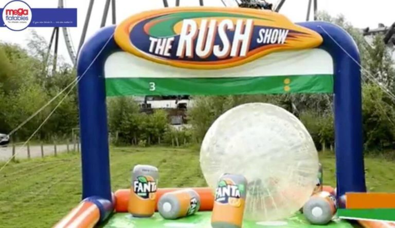 Giant Inflatable Fanta Zorb Bowling