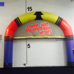 Giant Inflatable Owen Moneys Juke Box Heroes Arch Event Inflatable