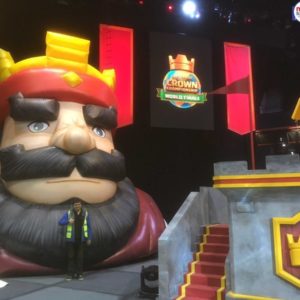 inflatable Clash Royale king