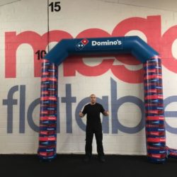 Giant Inflatable Dominos Promotional Arch