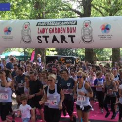 Giant Inflatable Lady Garden Run Arch