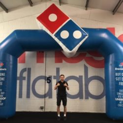 Giant Inflatable Dominos Arch