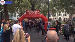 Giant Inflatable Heart Finish Line Race Arch