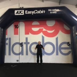 Giant Inflatable EasyCabin Black Arch Event Inflatable