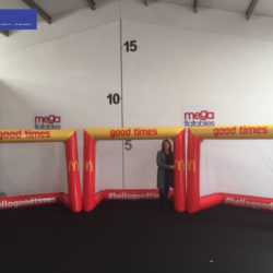 Football inflatable goals
