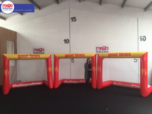 Football inflatable goals