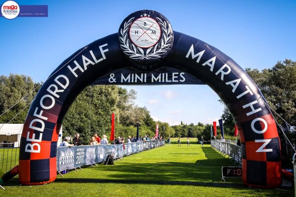 Giant Inflatable Bedford Half Marathon Archway