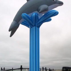 Giant Inflatable Dolphin on Water Inflatable Sign