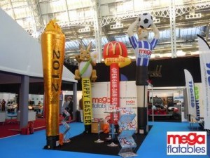 event display, point of sale, marketing, advertising, creative, football, fast food, advertising, air dancer, blimp, balloon, sphere, zorbs