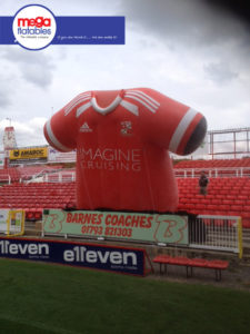 Giant Inflatable Swindon Town Jersey Promotional Inflatable