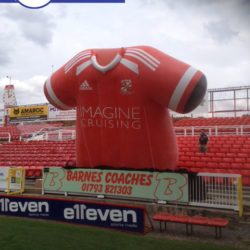 Giant Inflatable Swindon Town Jersey Promotional Inflatable