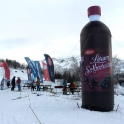 Giant Inflatable Bottle Promotional Inflatable Snow