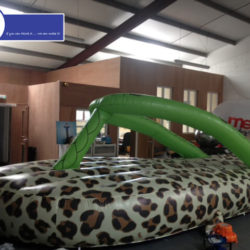 Giant Inflatable Leopard Print Sandal