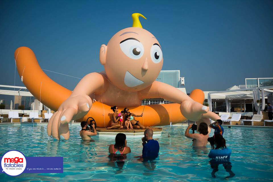 Giant Inflatable Waterbaby