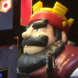 Giant Inflatable Clash Royale King