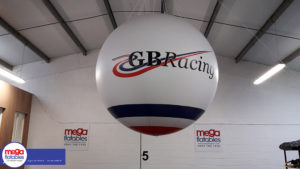 GB Racing Inflatable Sphere Promotion