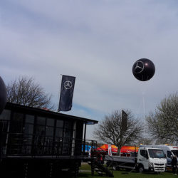 Mercedes Inflatable Sphere Outside Car Showroom