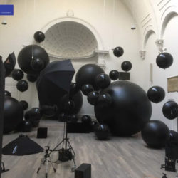 Giant Inflatable Black Spheres