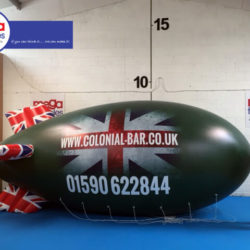 Colonial Bar Promotional Inflatable Blimp