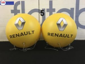 Renault Branded Advertising Inflatable Sphere