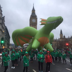 Giant Inflatable Green Dragon