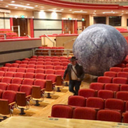 Giant Inflatable Sphere In Lecture Room
