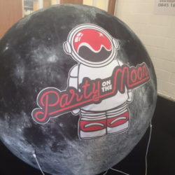 Party On The Moon Advertising Inflatable Sphere