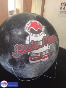 Party On The Moon Advertising Inflatable Sphere