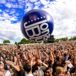 V Festival Jonas Blue Inflatable Sphere In Crowd