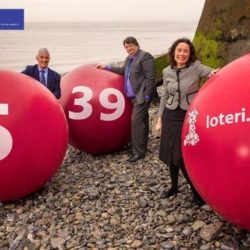 Wales Lottery Advertising Inflatable Spheres