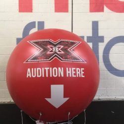X Factor Audition Directional Inflatable Advertising Sphere