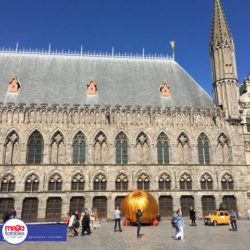 Cathedral Golden Inflatable Sphere