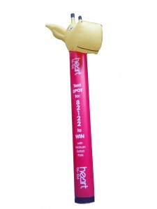 Inflatable giraffe