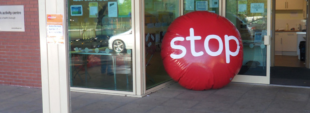 inflatable stop sign custom Inflatable