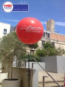 Pizza Hut custom inflatable marketing sphere