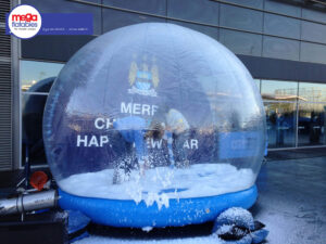 inflatable snow globe