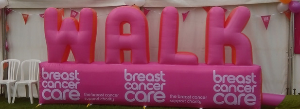 cancer awareness custom inflatable
