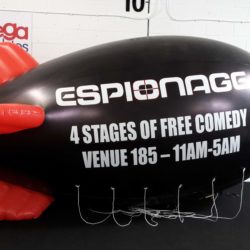 Gaint inflatable blimp at Megaflatables
