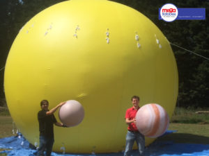 Giant Inflatable Spheres