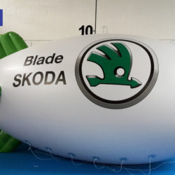 Inflatable blimps at Megaflatables