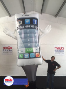 Inflatable mobile phone