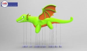 Custom Inflatable Dragon Design