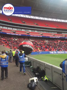 Large Inflatable Sphere At Wrexham FC