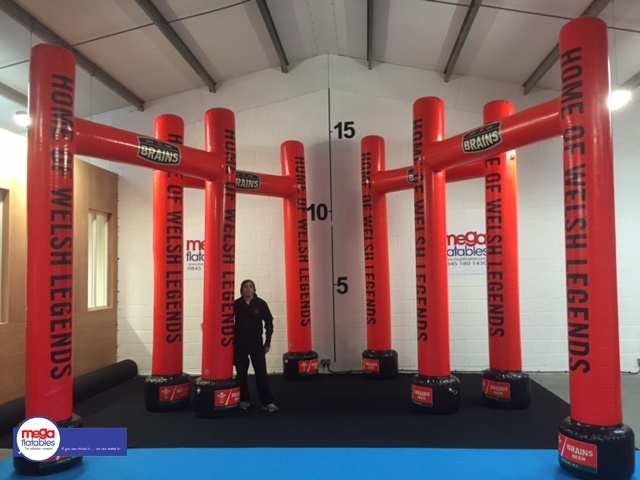 Brians Welsh Rugby inflatable arches