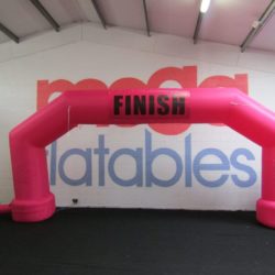 Giant Inflatable Pink Arch Finishing Line