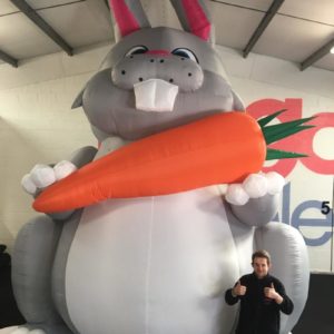 Giant Inflatable Rabbit