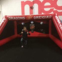 Dragons Dreigiau Inflatable Football Goal