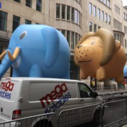 Giant Inflatable Parade Animals Lion and Elephant
